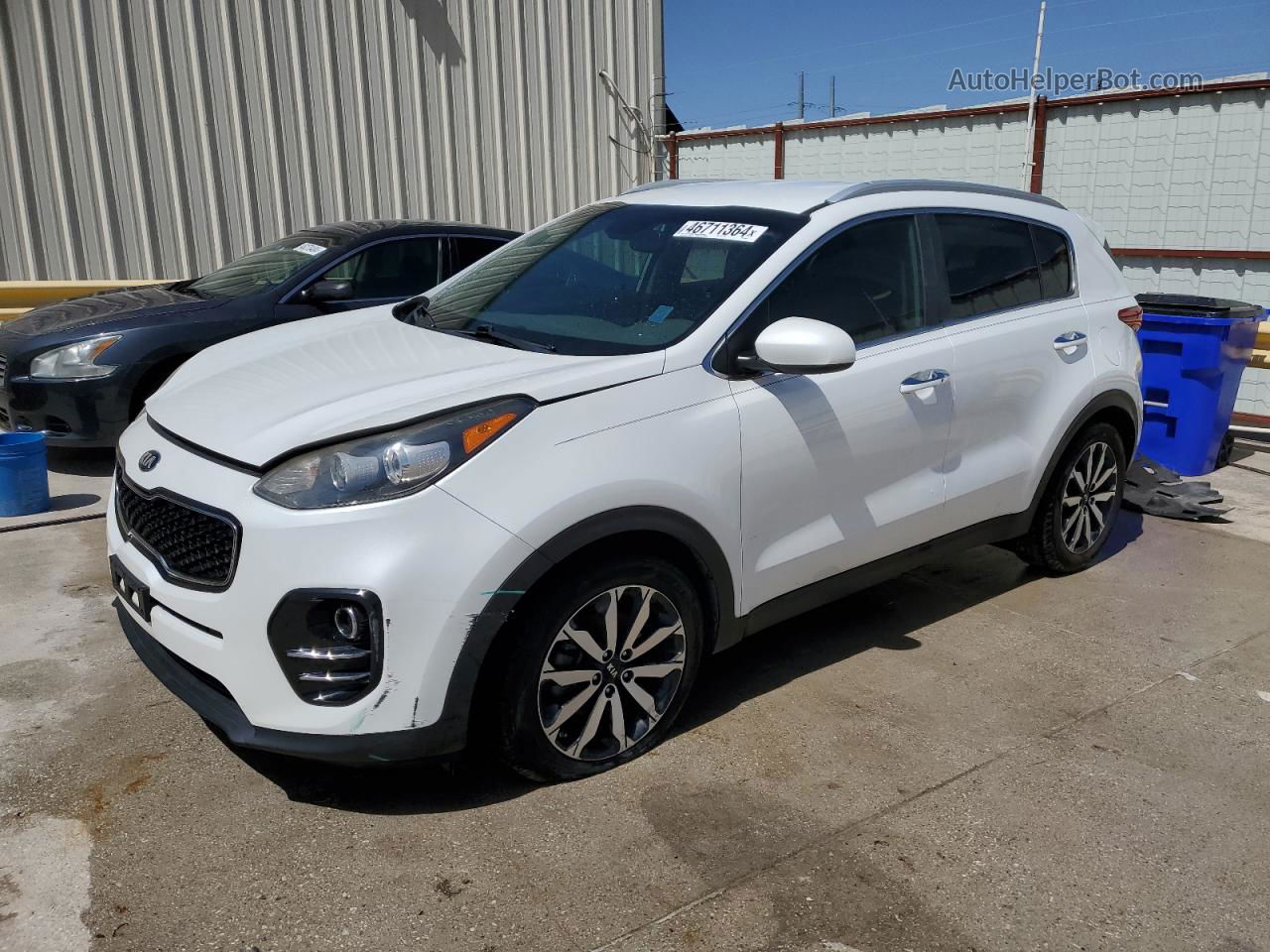 2017 Kia Sportage Ex White vin: KNDPN3AC5H7083616