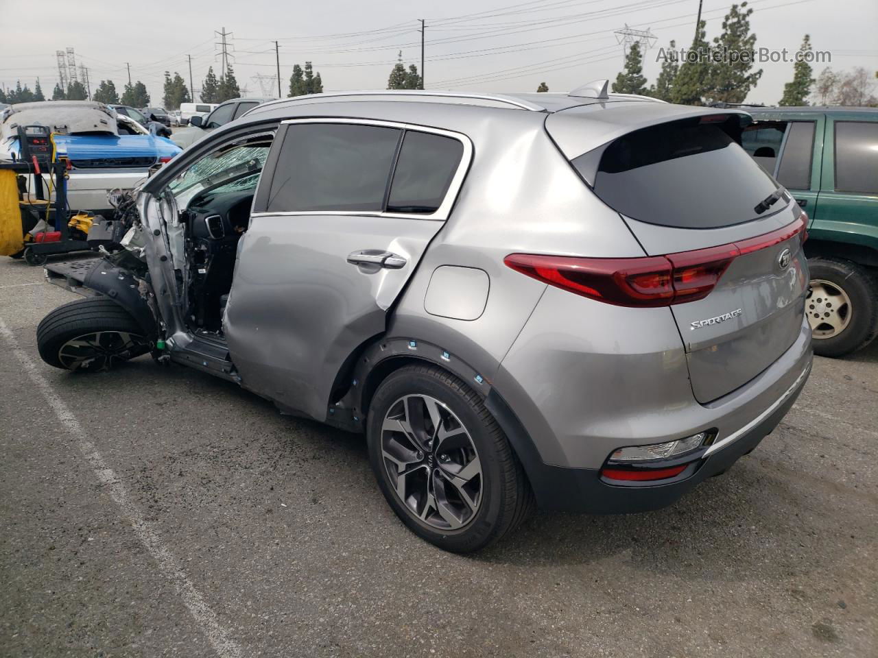 2020 Kia Sportage Ex Silver vin: KNDPN3AC5L7647483