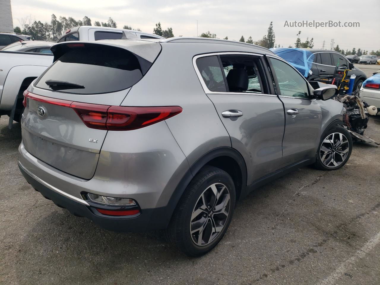 2020 Kia Sportage Ex Silver vin: KNDPN3AC5L7647483