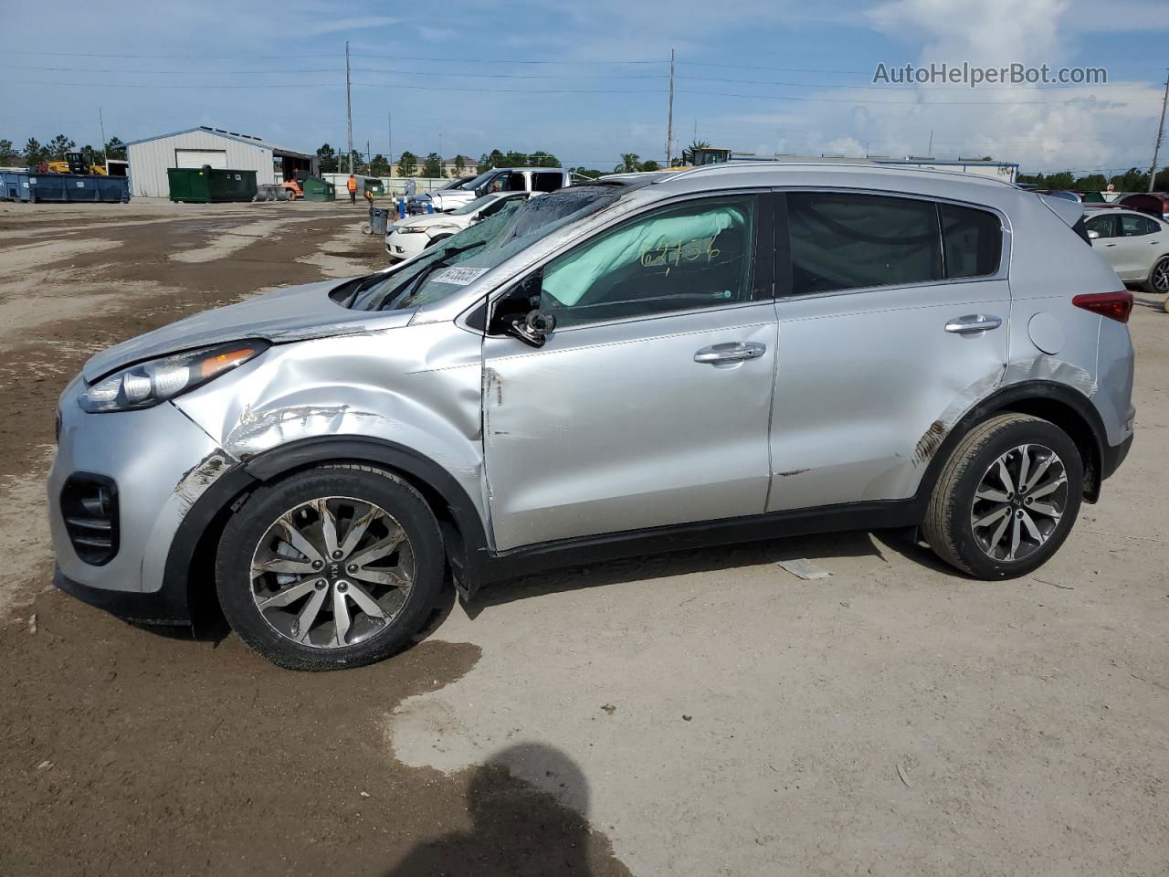 2017 Kia Sportage Ex Silver vin: KNDPN3AC6H7162941