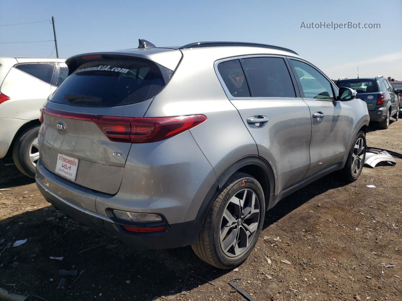 2020 Kia Sportage Ex Gray vin: KNDPN3AC6L7638324