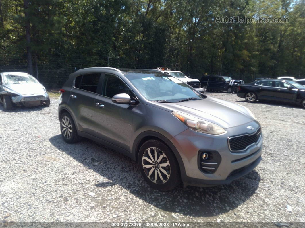 2017 Kia Sportage Ex Gray vin: KNDPN3AC7H7036197