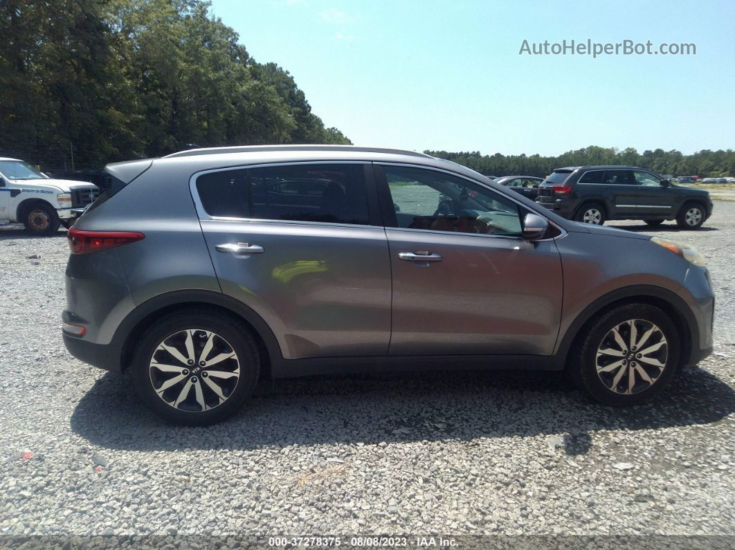 2017 Kia Sportage Ex Gray vin: KNDPN3AC7H7036197