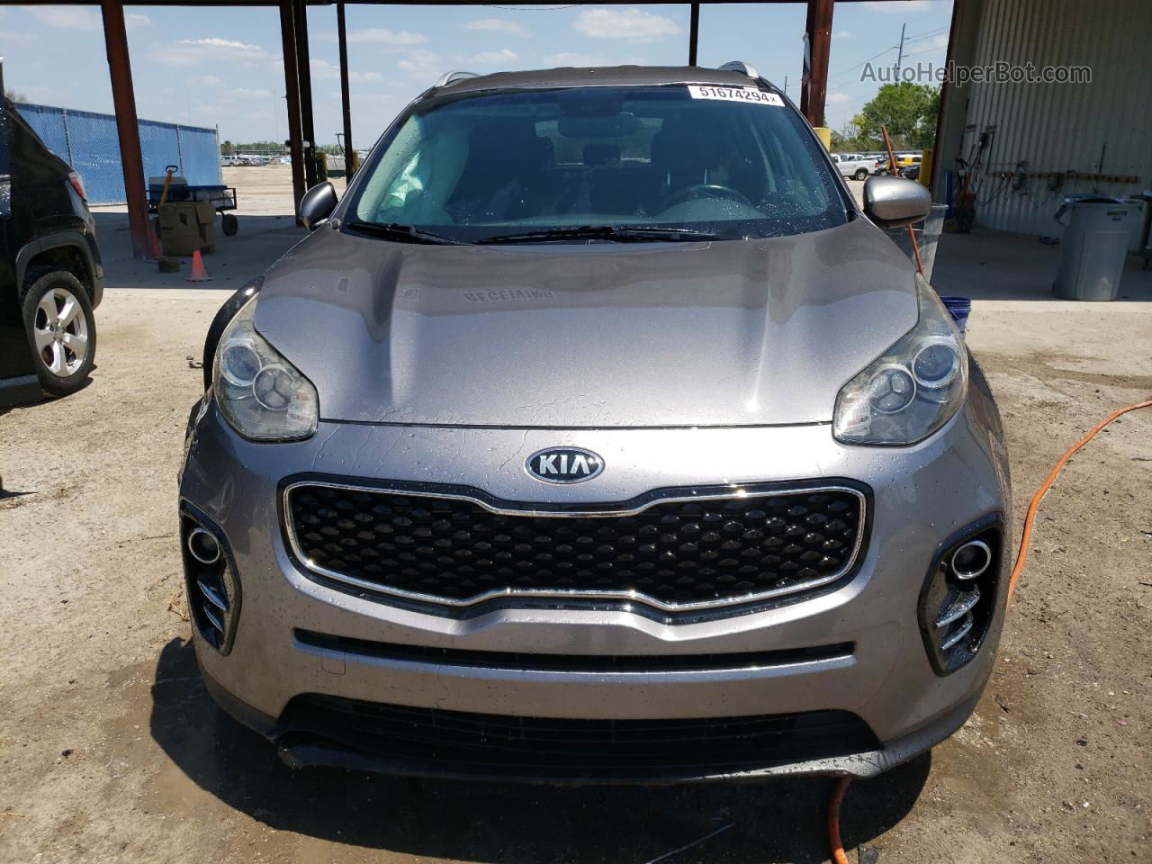 2017 Kia Sportage Ex Gray vin: KNDPN3AC7H7150877