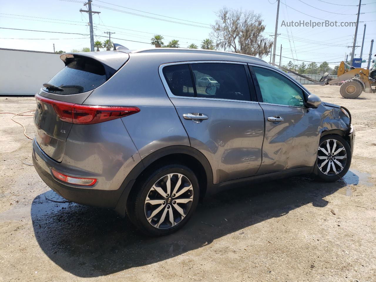 2017 Kia Sportage Ex Gray vin: KNDPN3AC7H7150877