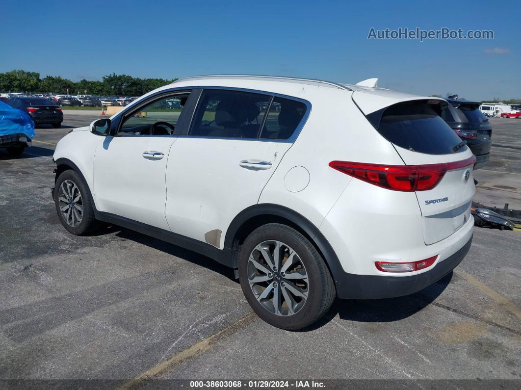 2017 Kia Sportage Ex White vin: KNDPN3AC7H7253653