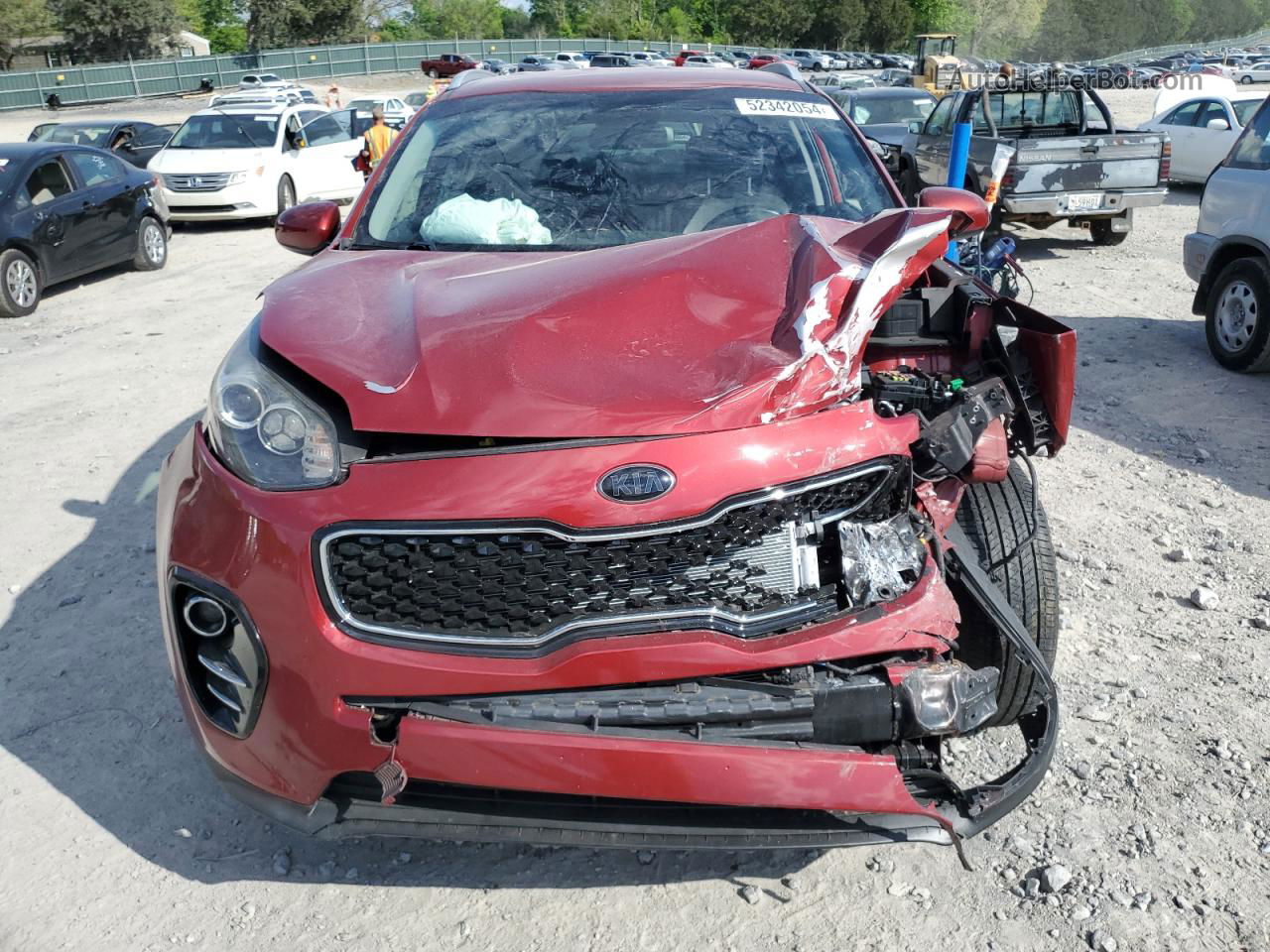 2017 Kia Sportage Ex Red vin: KNDPN3AC7H7264989