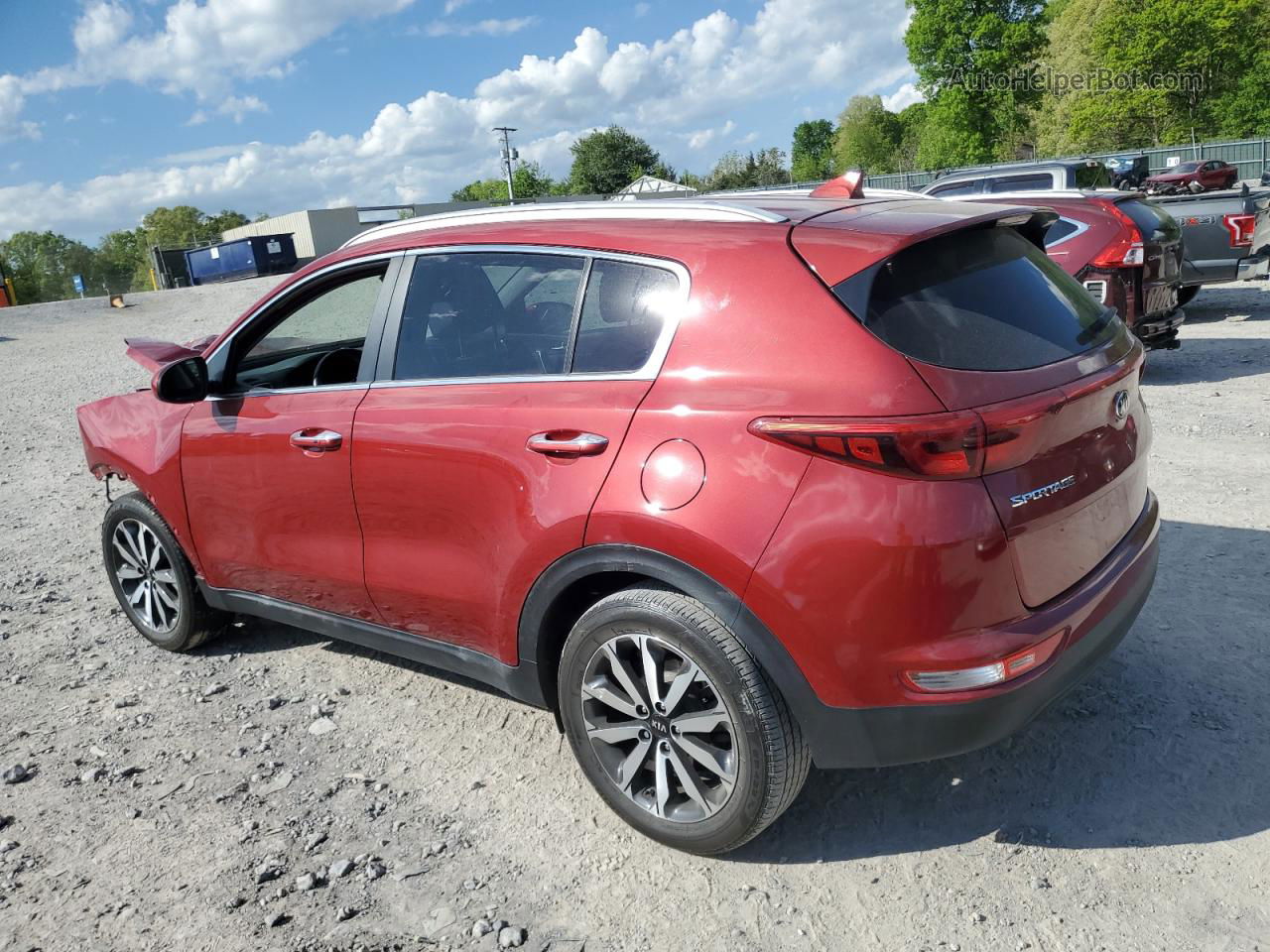 2017 Kia Sportage Ex Красный vin: KNDPN3AC7H7264989