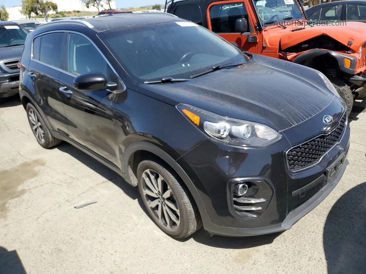 2017 Kia Sportage Ex Black vin: KNDPN3AC8H7053820