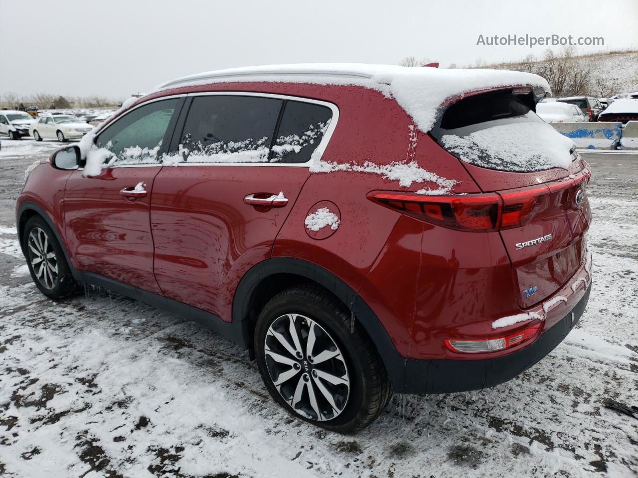 2017 Kia Sportage Ex Красный vin: KNDPN3AC8H7166490