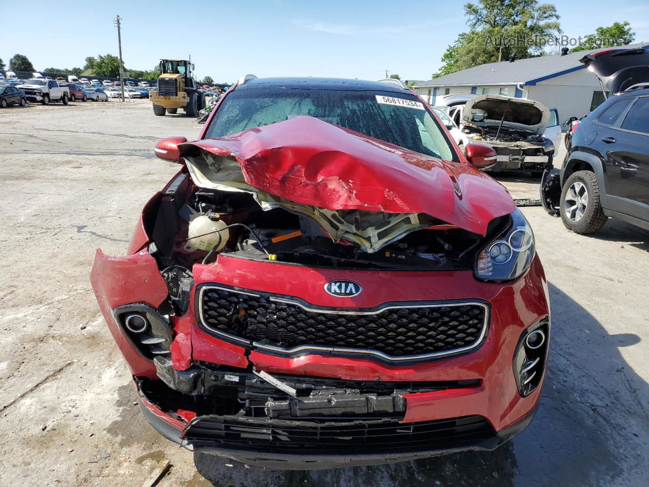 2017 Kia Sportage Ex Red vin: KNDPN3AC8H7221066