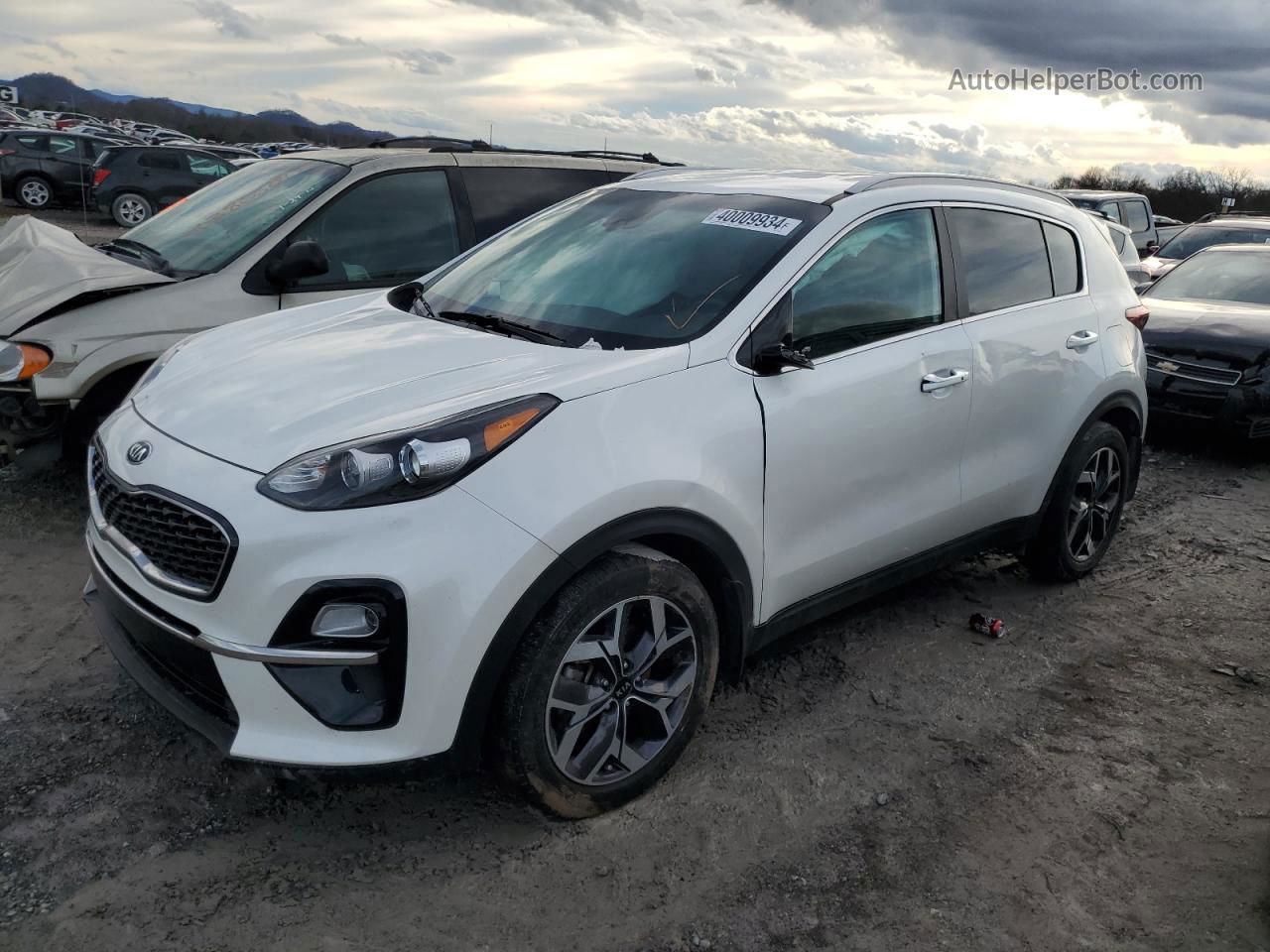 2020 Kia Sportage Ex White vin: KNDPN3AC8L7742362