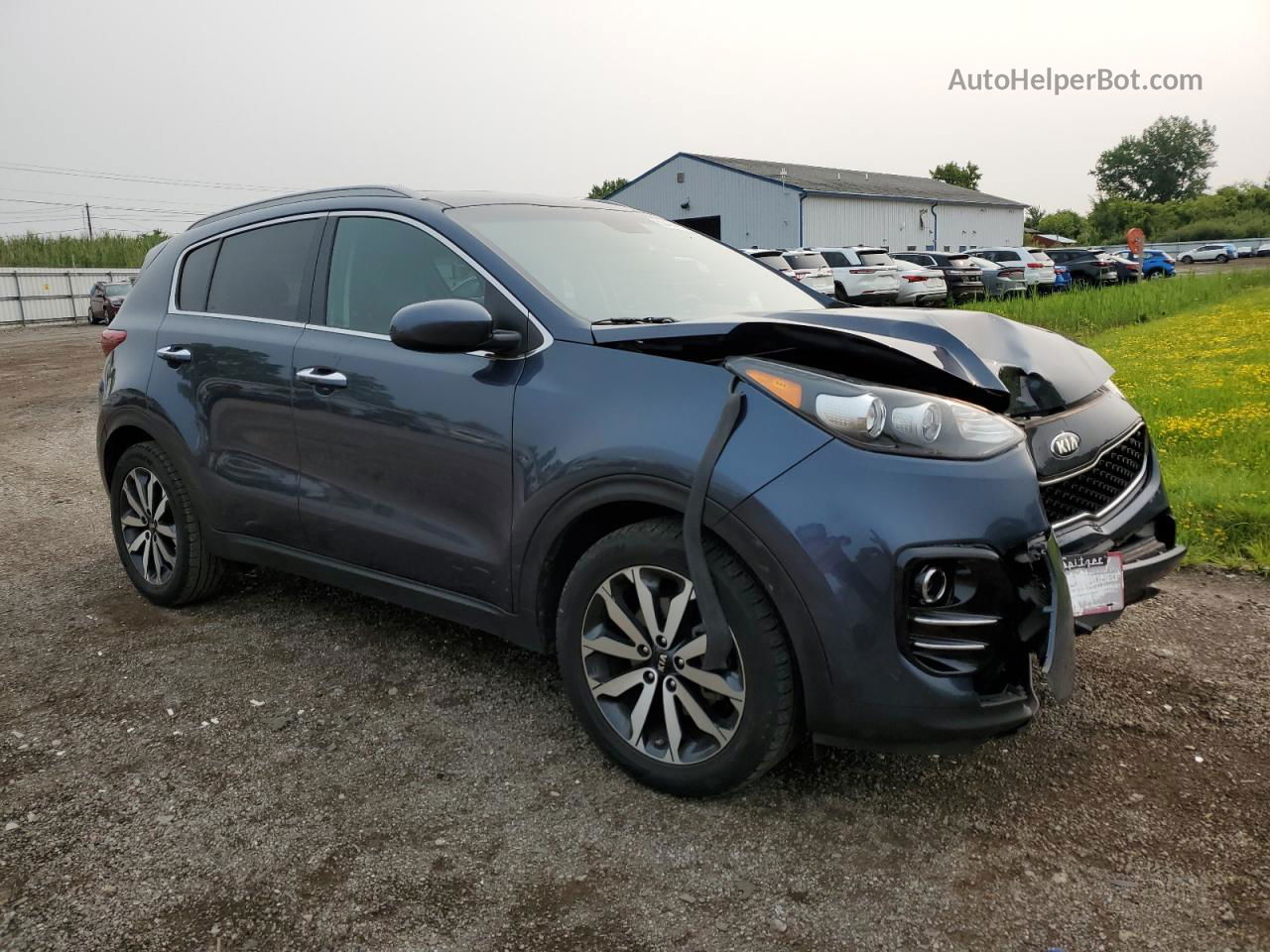 2017 Kia Sportage Ex Серый vin: KNDPN3AC9H7048982