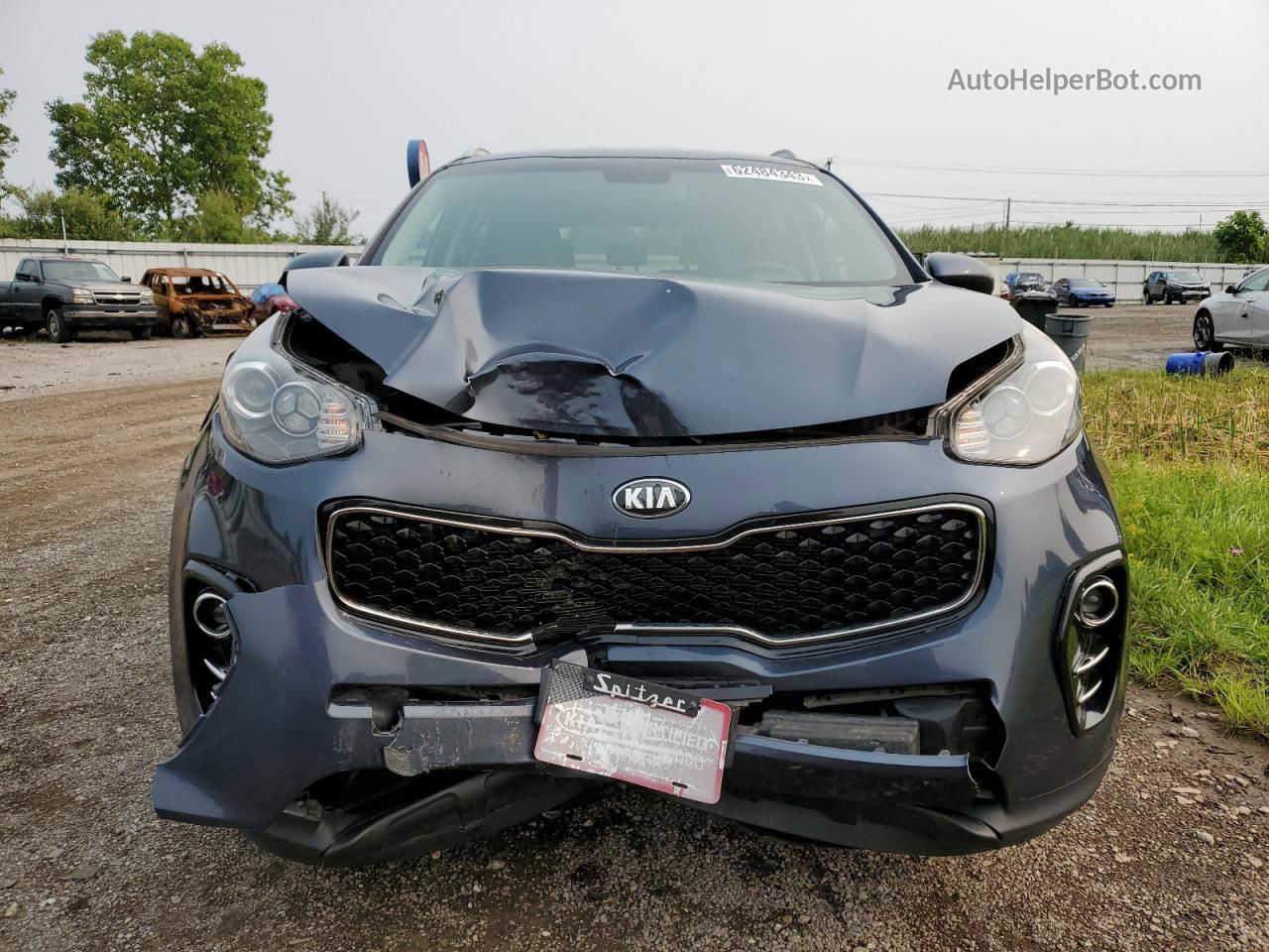 2017 Kia Sportage Ex Серый vin: KNDPN3AC9H7048982