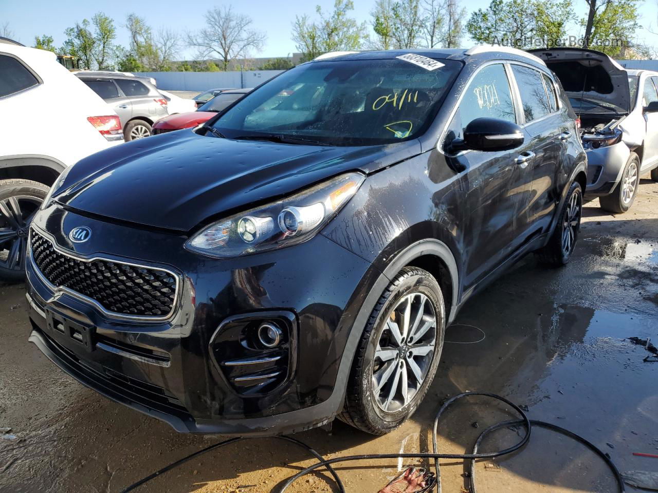 2017 Kia Sportage Ex Black vin: KNDPN3AC9H7146796