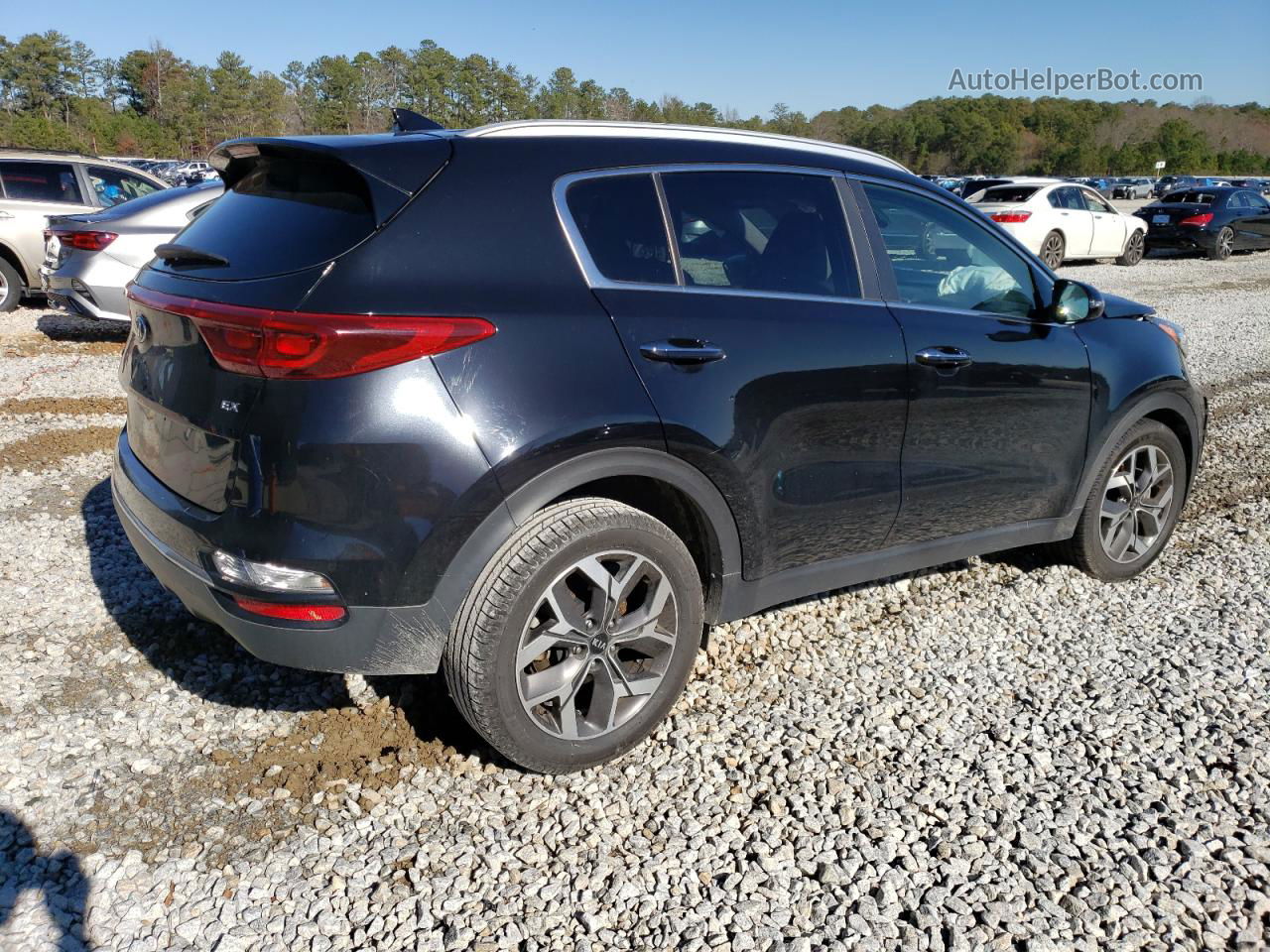 2020 Kia Sportage Ex Черный vin: KNDPN3AC9L7719687