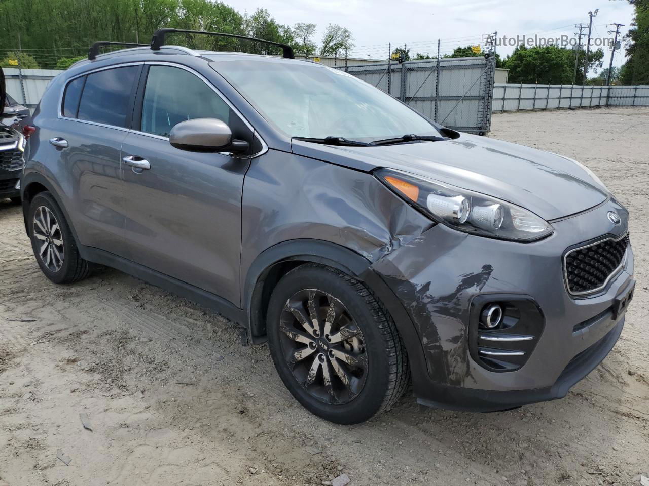 2017 Kia Sportage Ex Gray vin: KNDPN3ACXH7083546