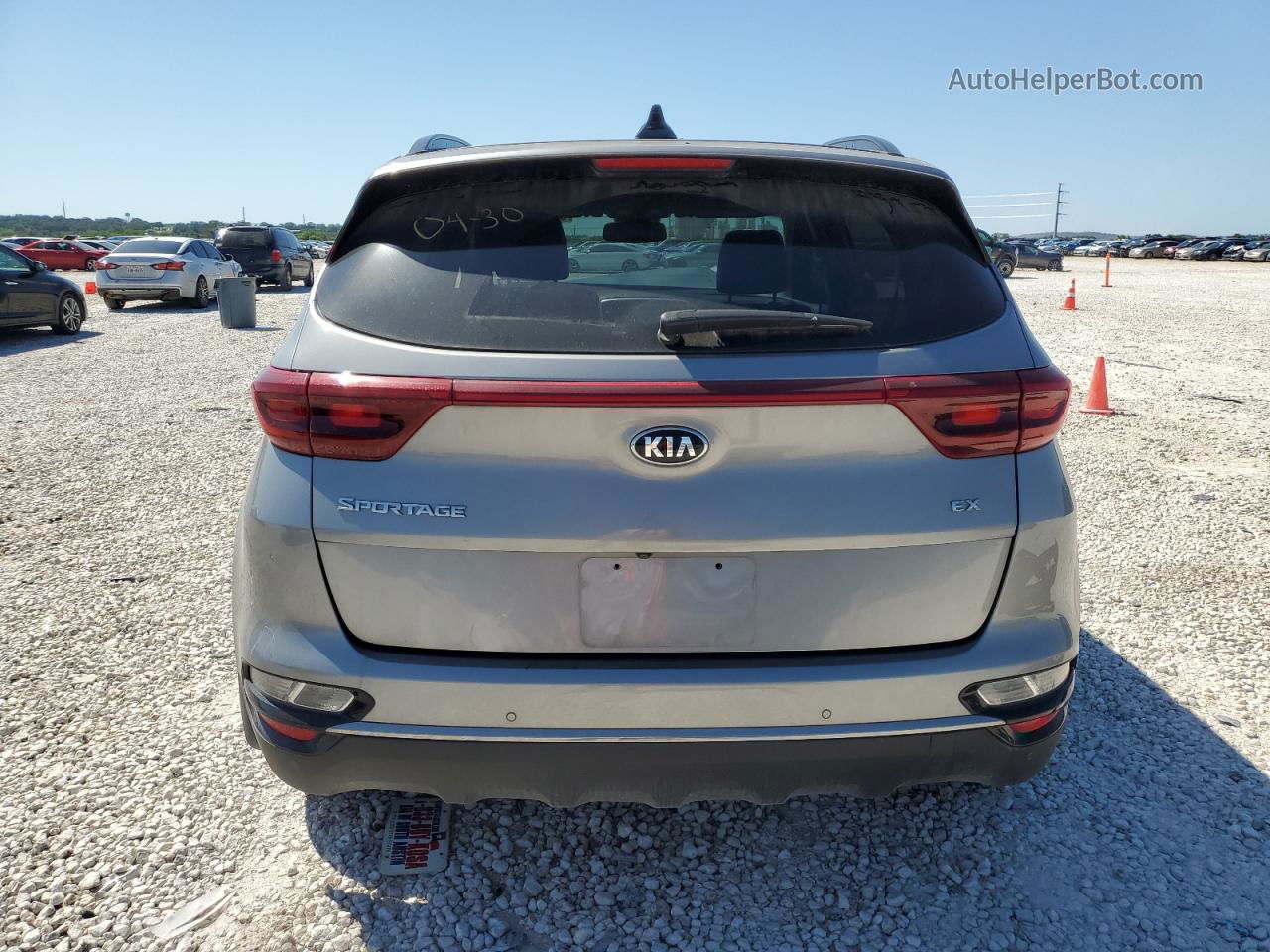 2020 Kia Sportage Ex Gray vin: KNDPN3ACXL7760636