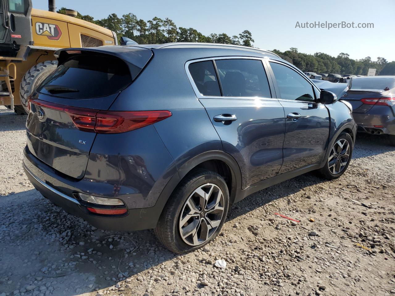 2020 Kia Sportage Ex Gray vin: KNDPN3ACXL7836338