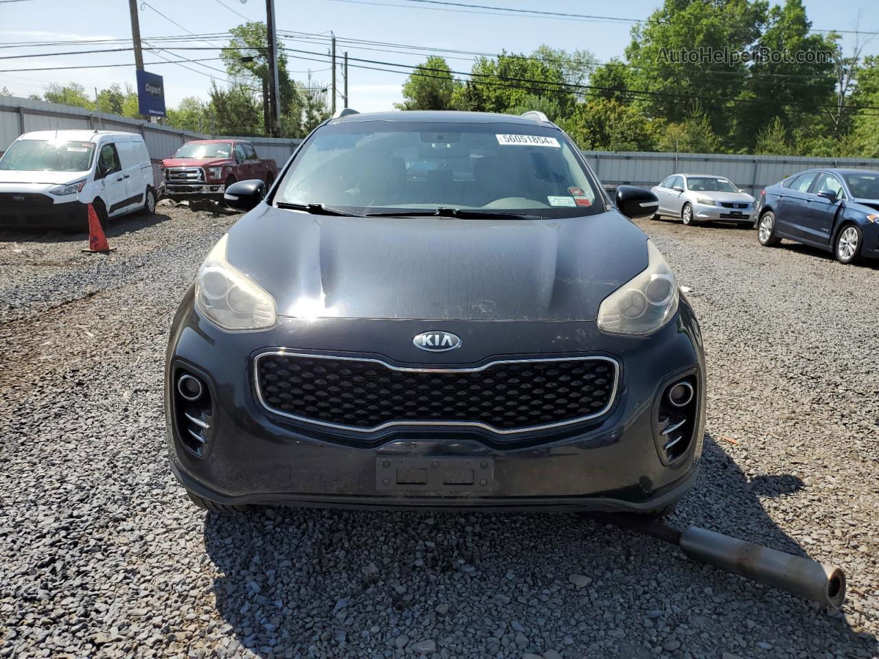 2017 Kia Sportage Ex Black vin: KNDPNCAC0H7042326