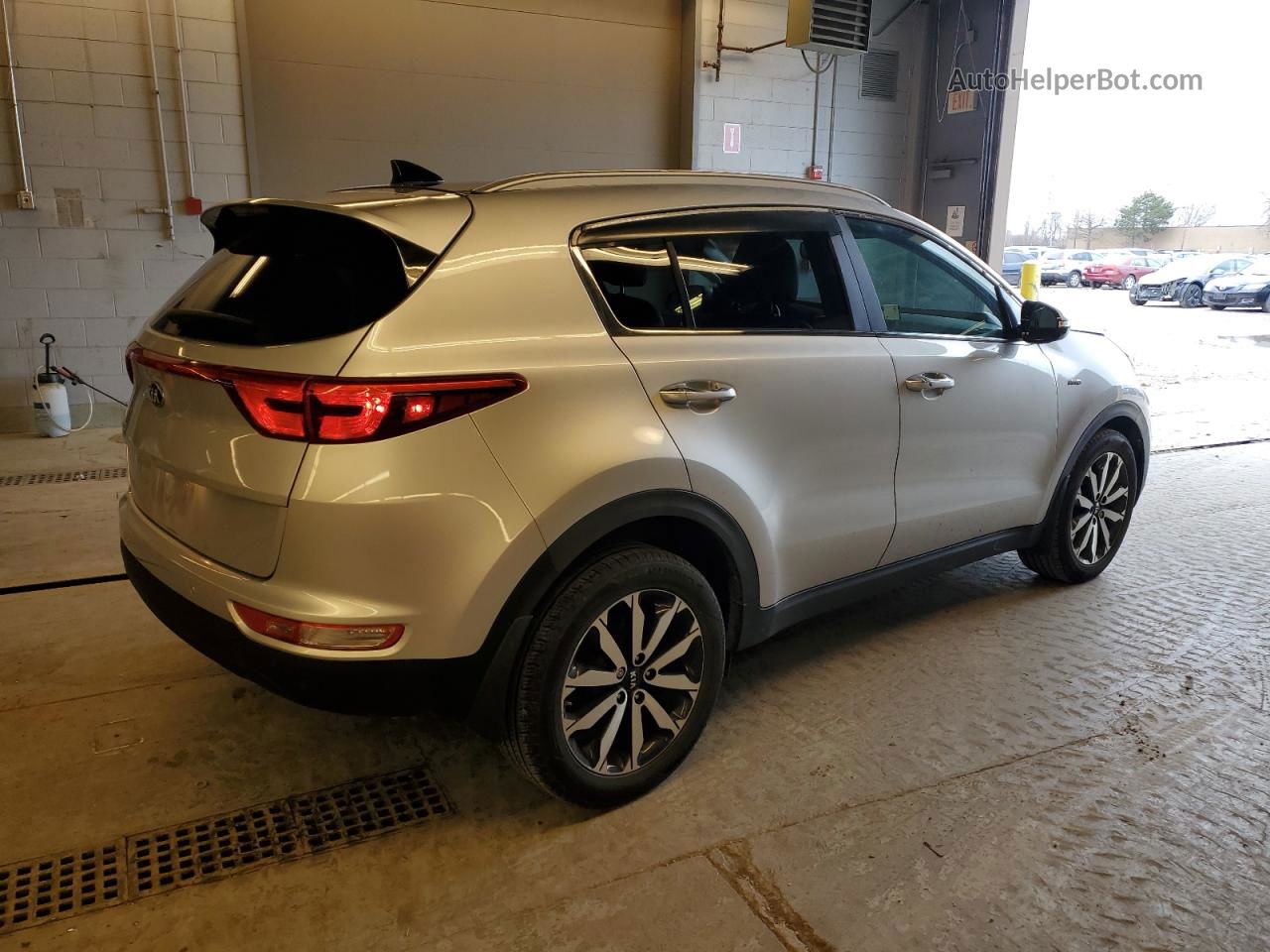 2017 Kia Sportage Ex Silver vin: KNDPNCAC0H7128378