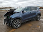 2017 Kia Sportage Ex Синий vin: KNDPNCAC0H7204682