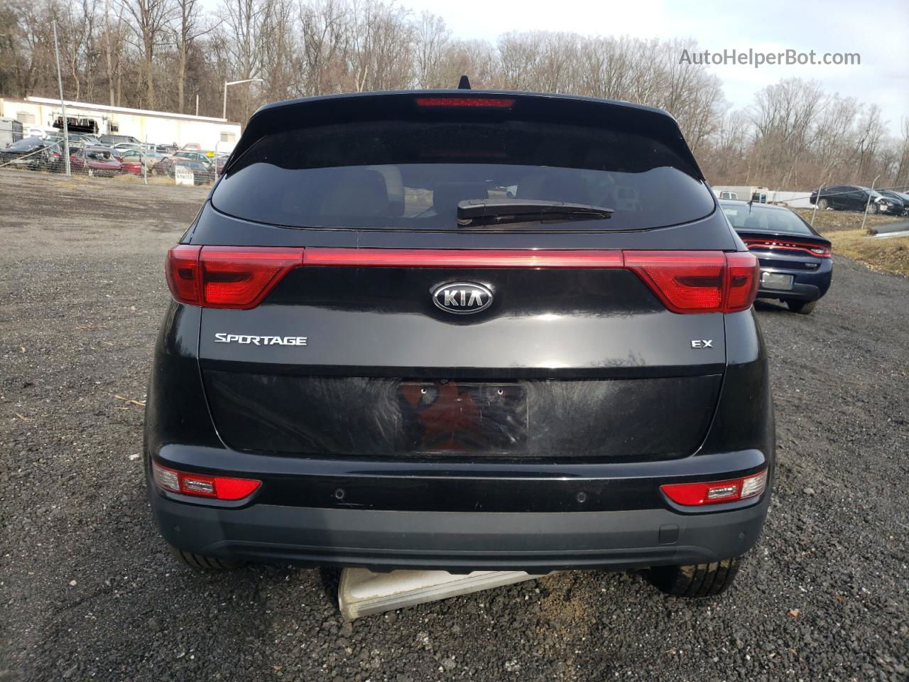 2017 Kia Sportage Ex Черный vin: KNDPNCAC1H7055909