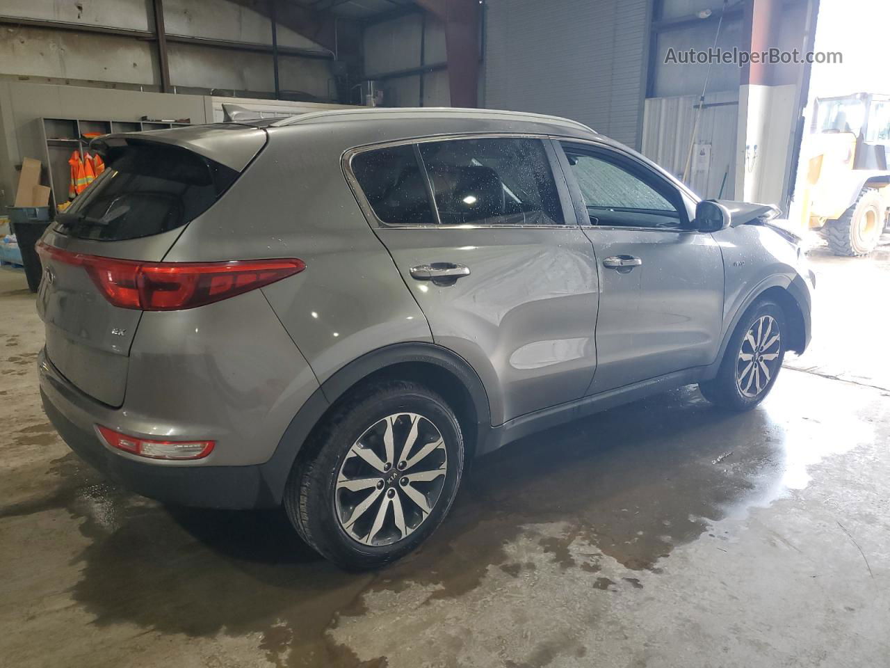 2017 Kia Sportage Ex Gray vin: KNDPNCAC1H7058003