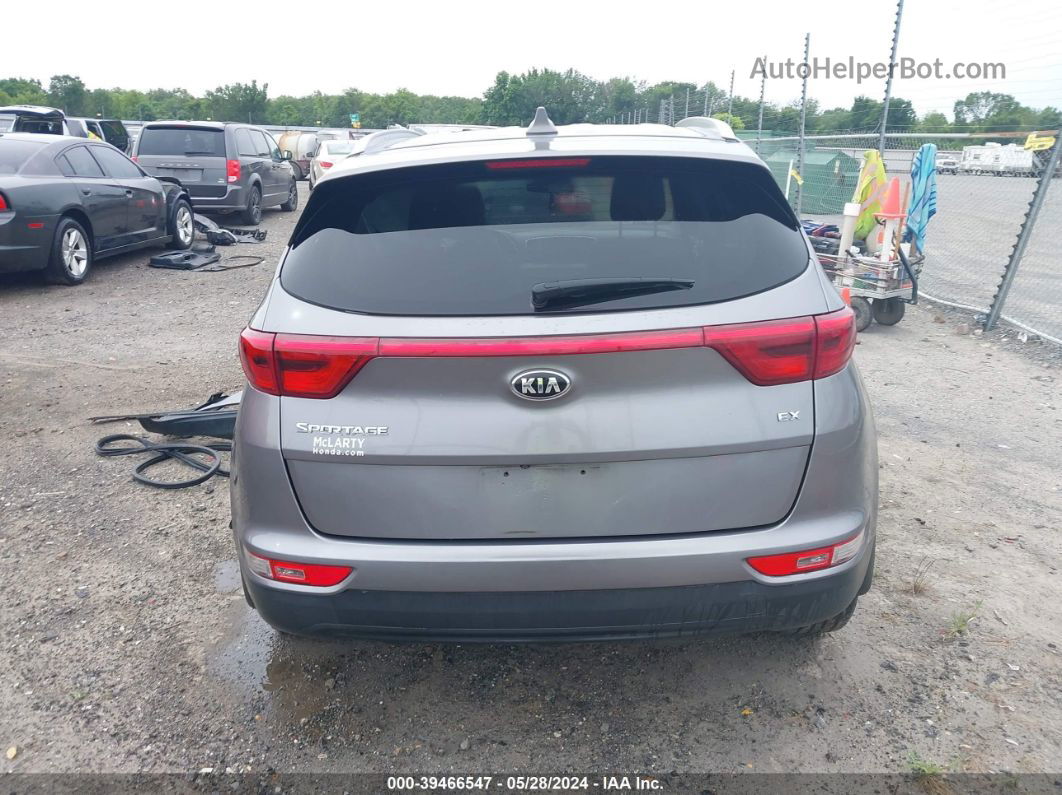 2017 Kia Sportage Ex Gray vin: KNDPNCAC1H7198553