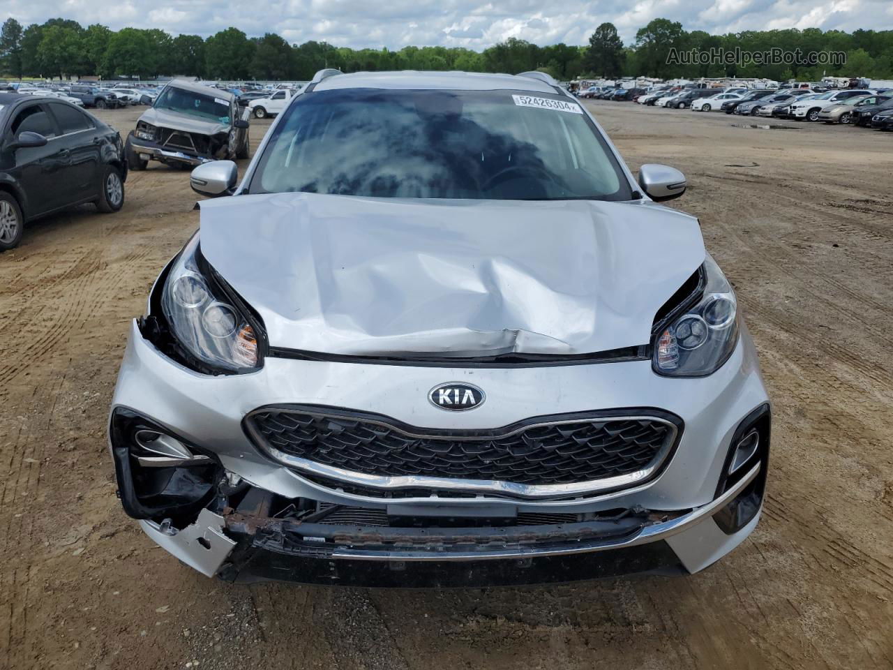 2020 Kia Sportage Ex Silver vin: KNDPNCAC1L7718582