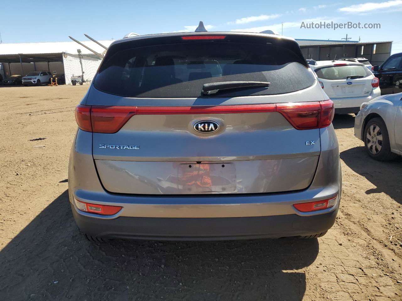 2017 Kia Sportage Ex Gray vin: KNDPNCAC2H7056762