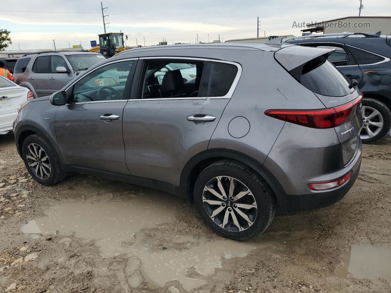 2017 Kia Sportage Ex Gray vin: KNDPNCAC2H7069107