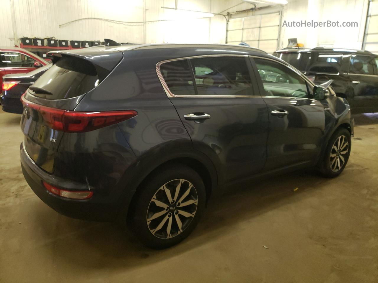 2017 Kia Sportage Ex Gray vin: KNDPNCAC2H7167943