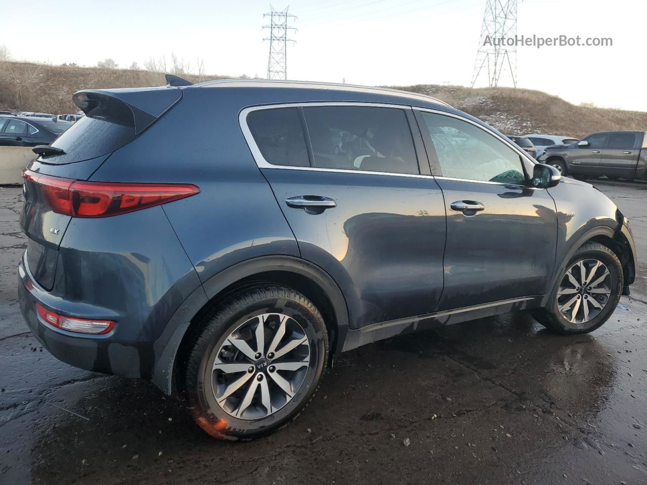 2017 Kia Sportage Ex Teal vin: KNDPNCAC2H7205204