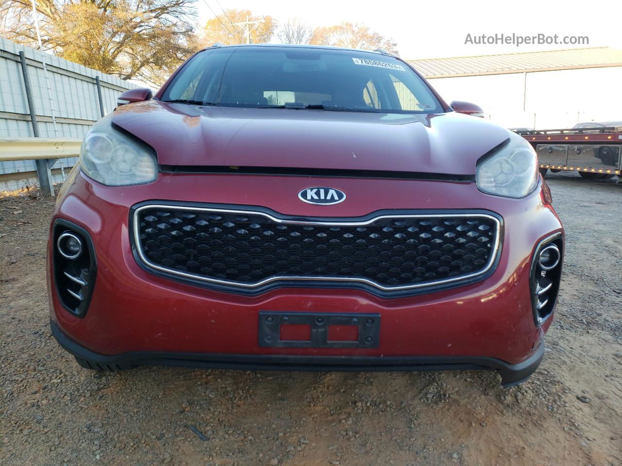 2017 Kia Sportage Ex Red vin: KNDPNCAC2H7249431