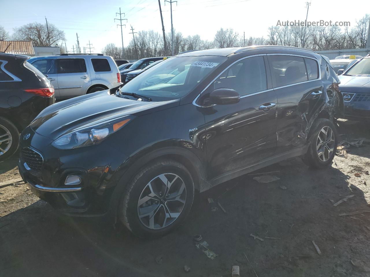 2020 Kia Sportage Ex Black vin: KNDPNCAC2L7717764