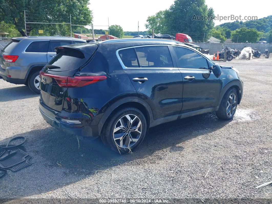 2020 Kia Sportage Ex Черный vin: KNDPNCAC2L7825365