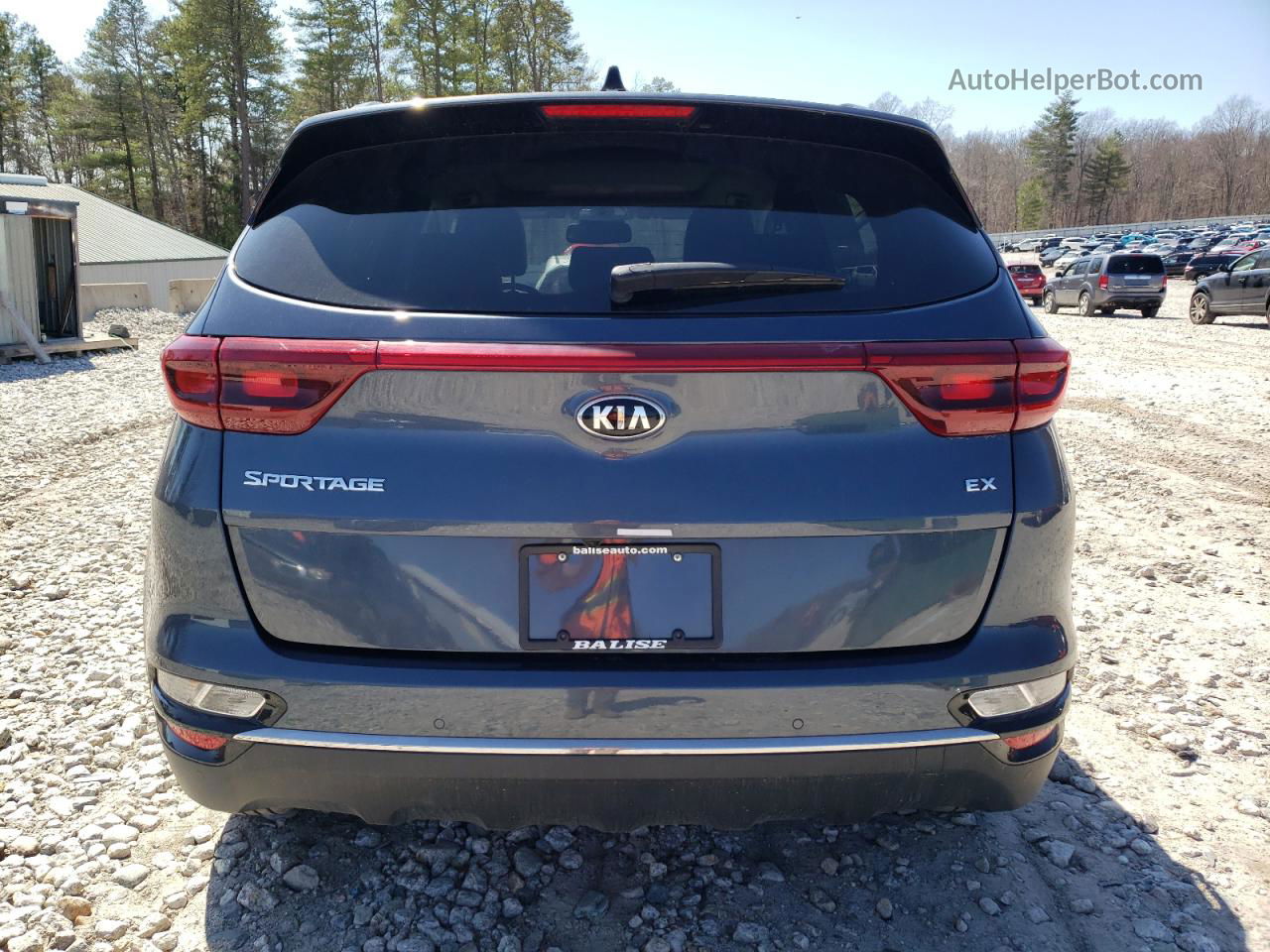 2020 Kia Sportage Ex Синий vin: KNDPNCAC4L7789632