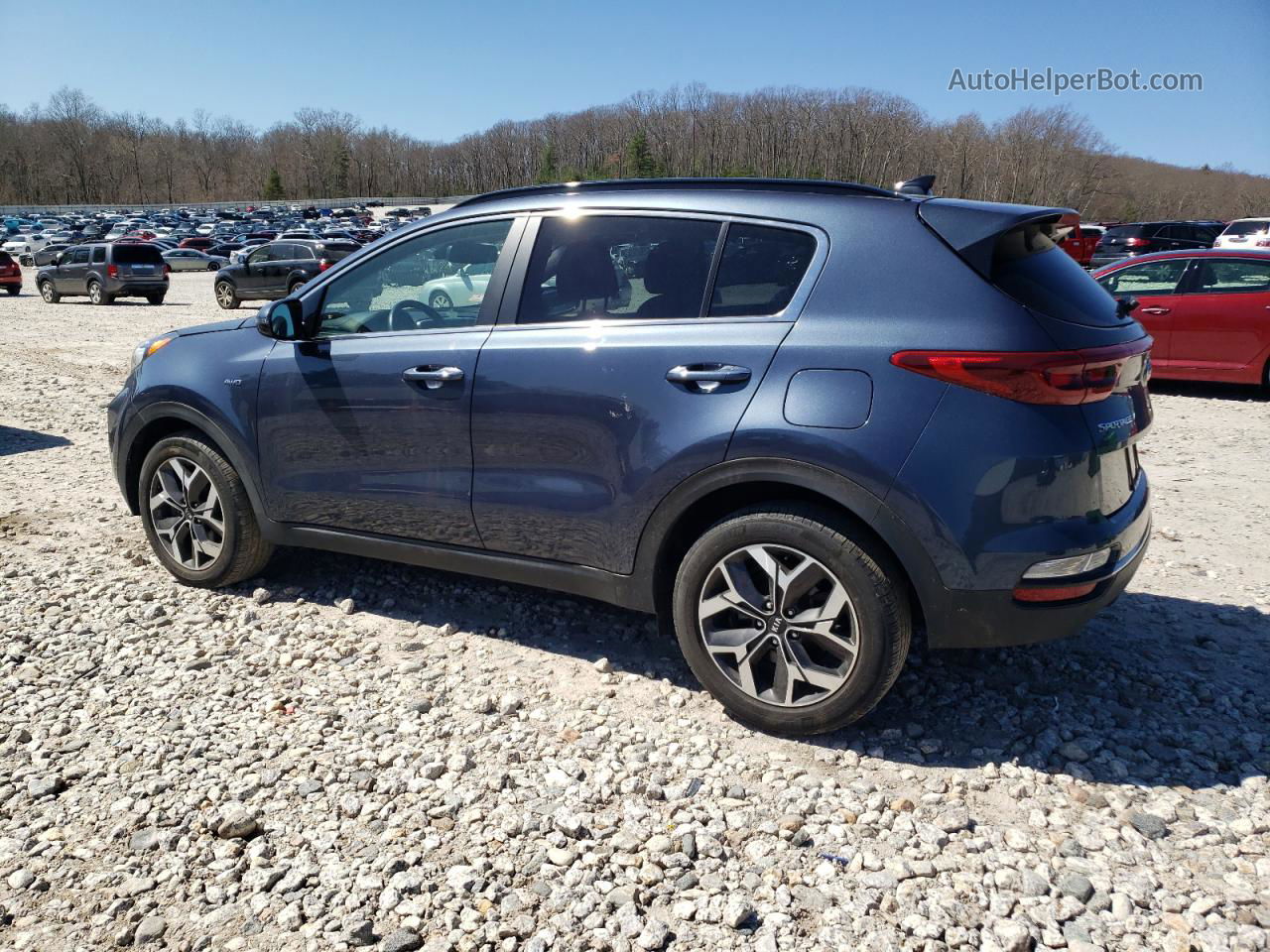 2020 Kia Sportage Ex Синий vin: KNDPNCAC4L7789632