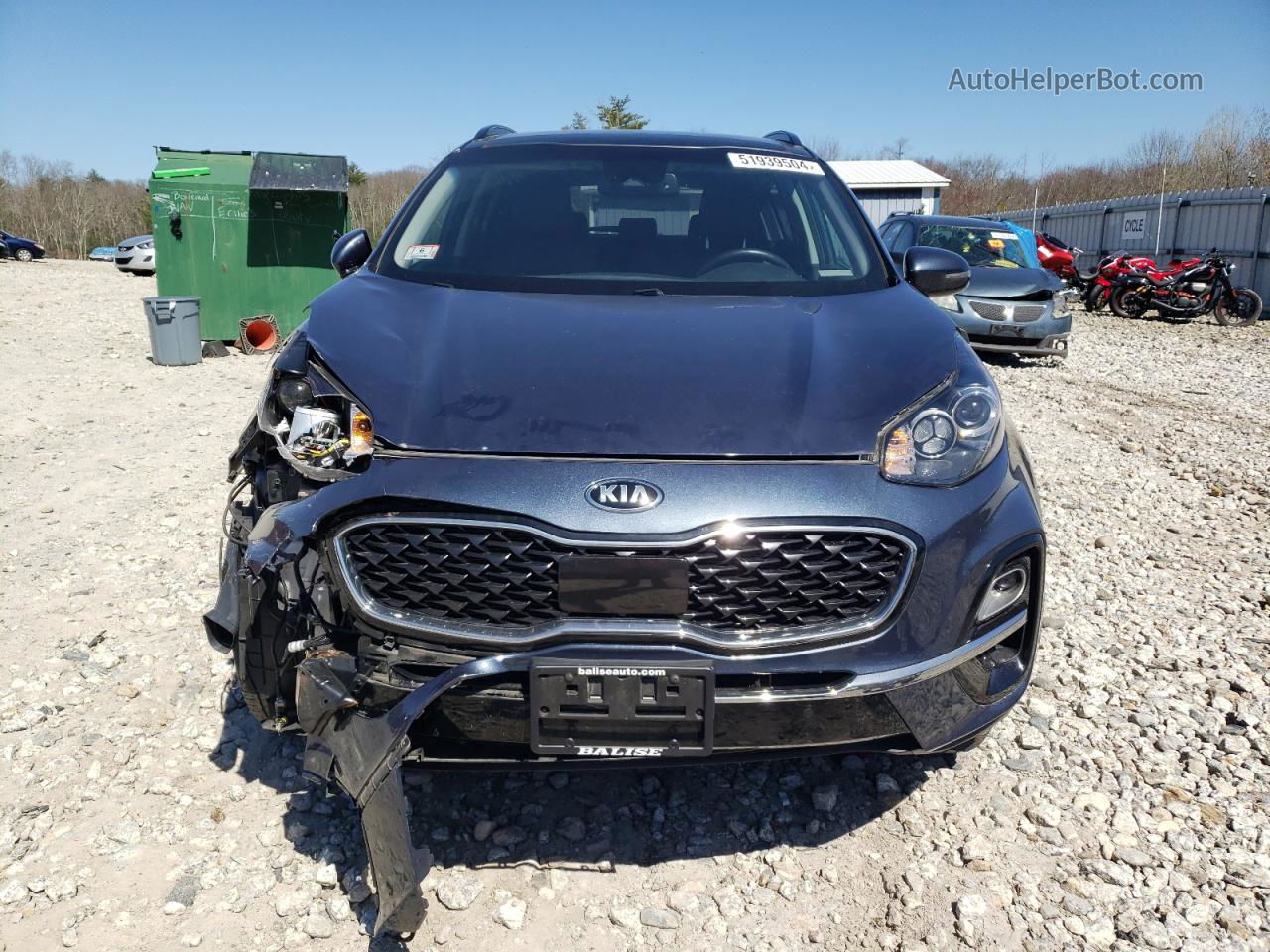 2020 Kia Sportage Ex Синий vin: KNDPNCAC4L7789632