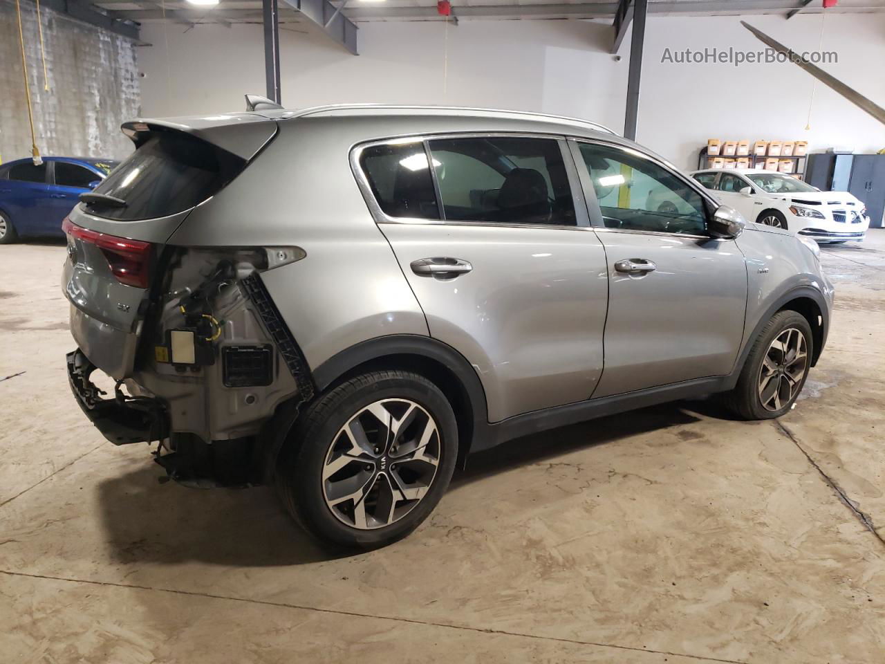 2020 Kia Sportage Ex Gray vin: KNDPNCAC5L7688132