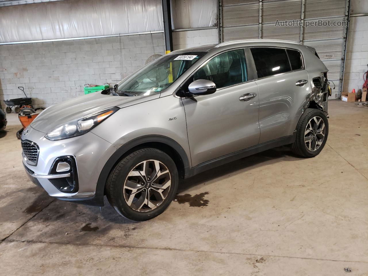 2020 Kia Sportage Ex Gray vin: KNDPNCAC5L7688132