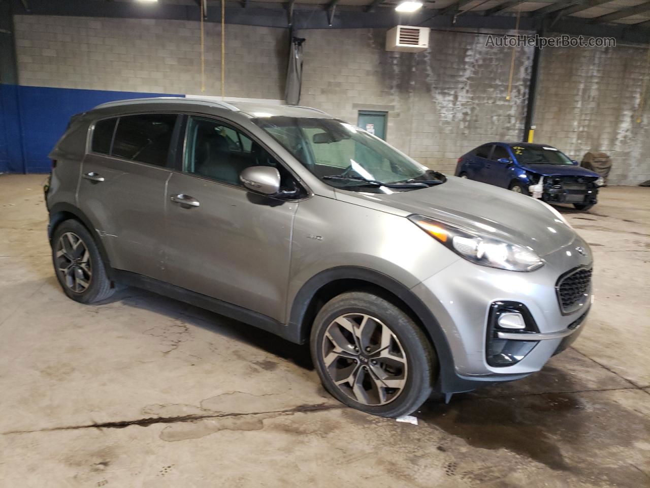 2020 Kia Sportage Ex Gray vin: KNDPNCAC5L7688132