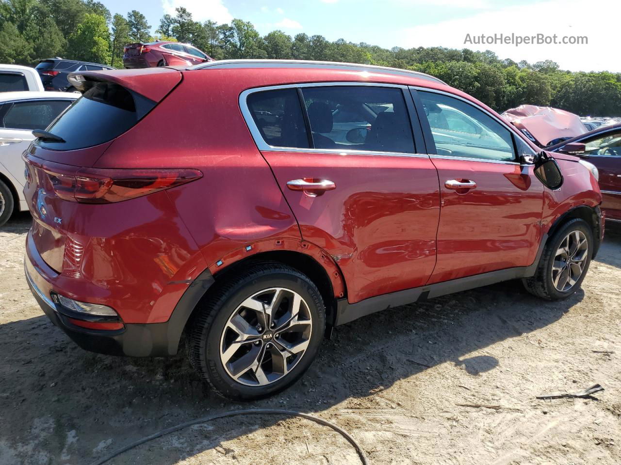 2020 Kia Sportage Ex Red vin: KNDPNCAC5L7742061