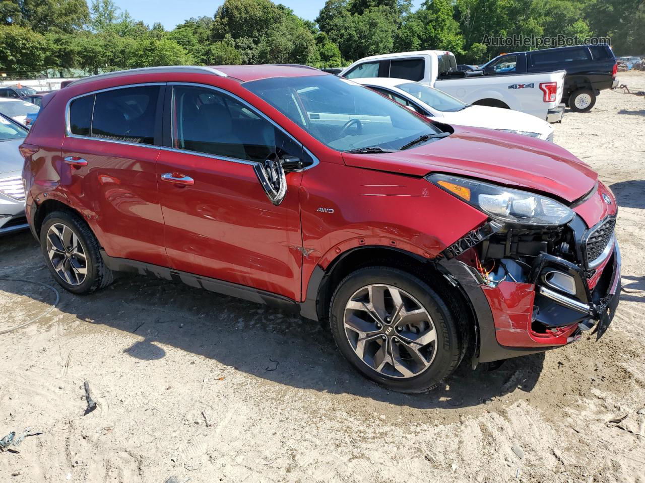 2020 Kia Sportage Ex Red vin: KNDPNCAC5L7742061