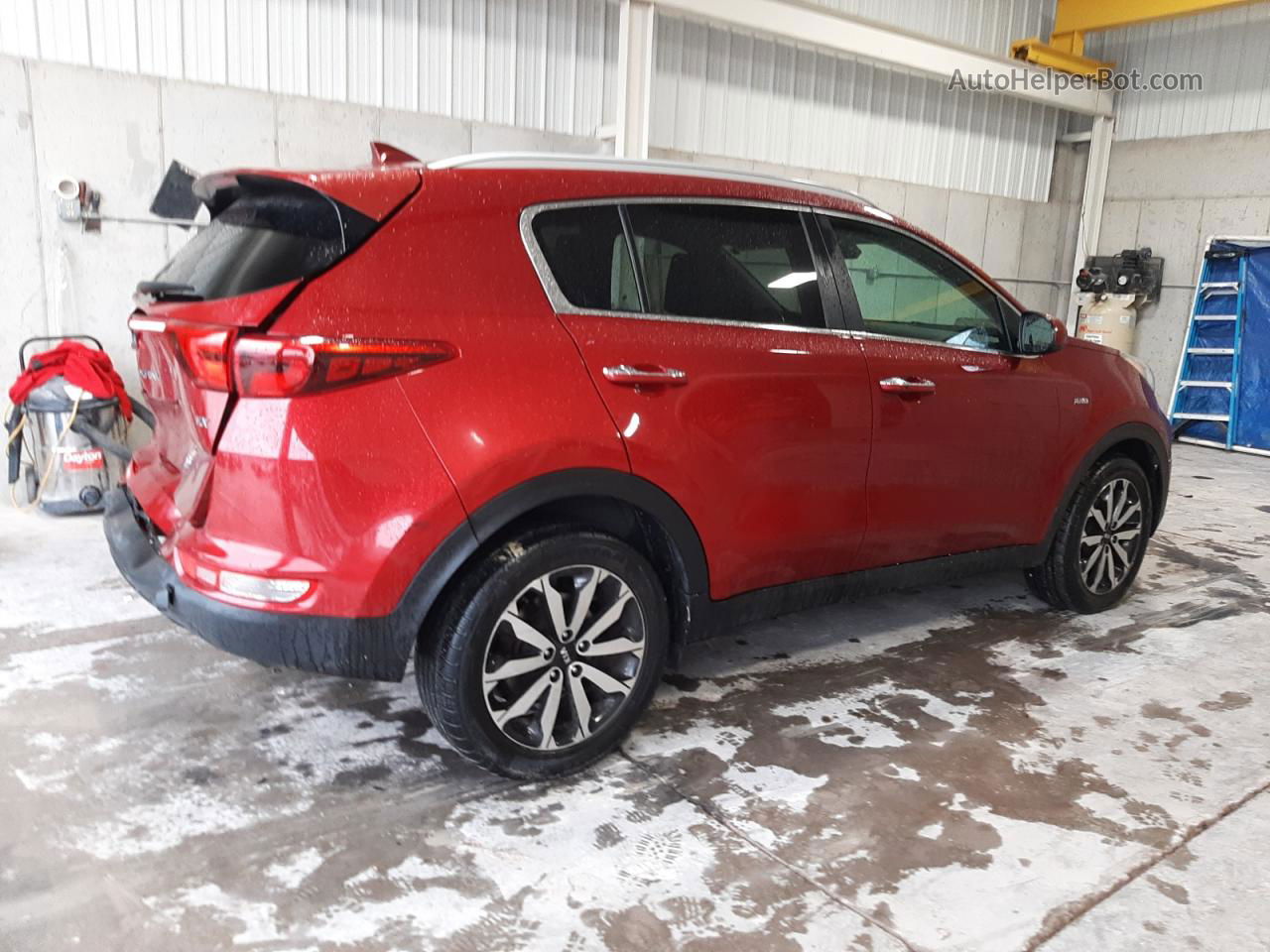 2017 Kia Sportage Ex Красный vin: KNDPNCAC6H7098464