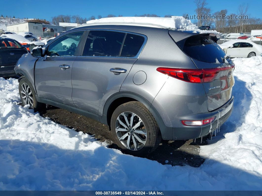 2017 Kia Sportage Ex Gray vin: KNDPNCAC6H7242708