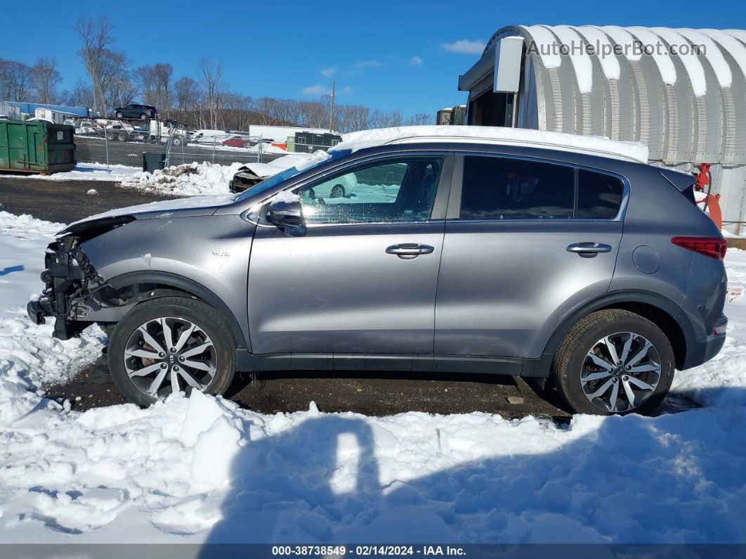 2017 Kia Sportage Ex Gray vin: KNDPNCAC6H7242708