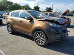 2017 Kia Sportage Ex Brown vin: KNDPNCAC6H7292248