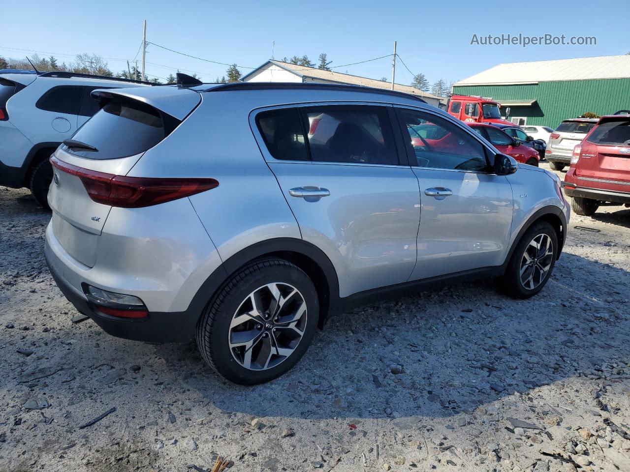 2020 Kia Sportage Ex Silver vin: KNDPNCAC6L7657794